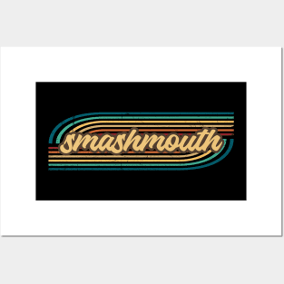 smashmouth retro stripes Posters and Art
